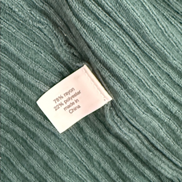 Lane Bryant Green Ribbed Knit Twist Front Dress Size 18/20 NWT - Picture 10 of 10